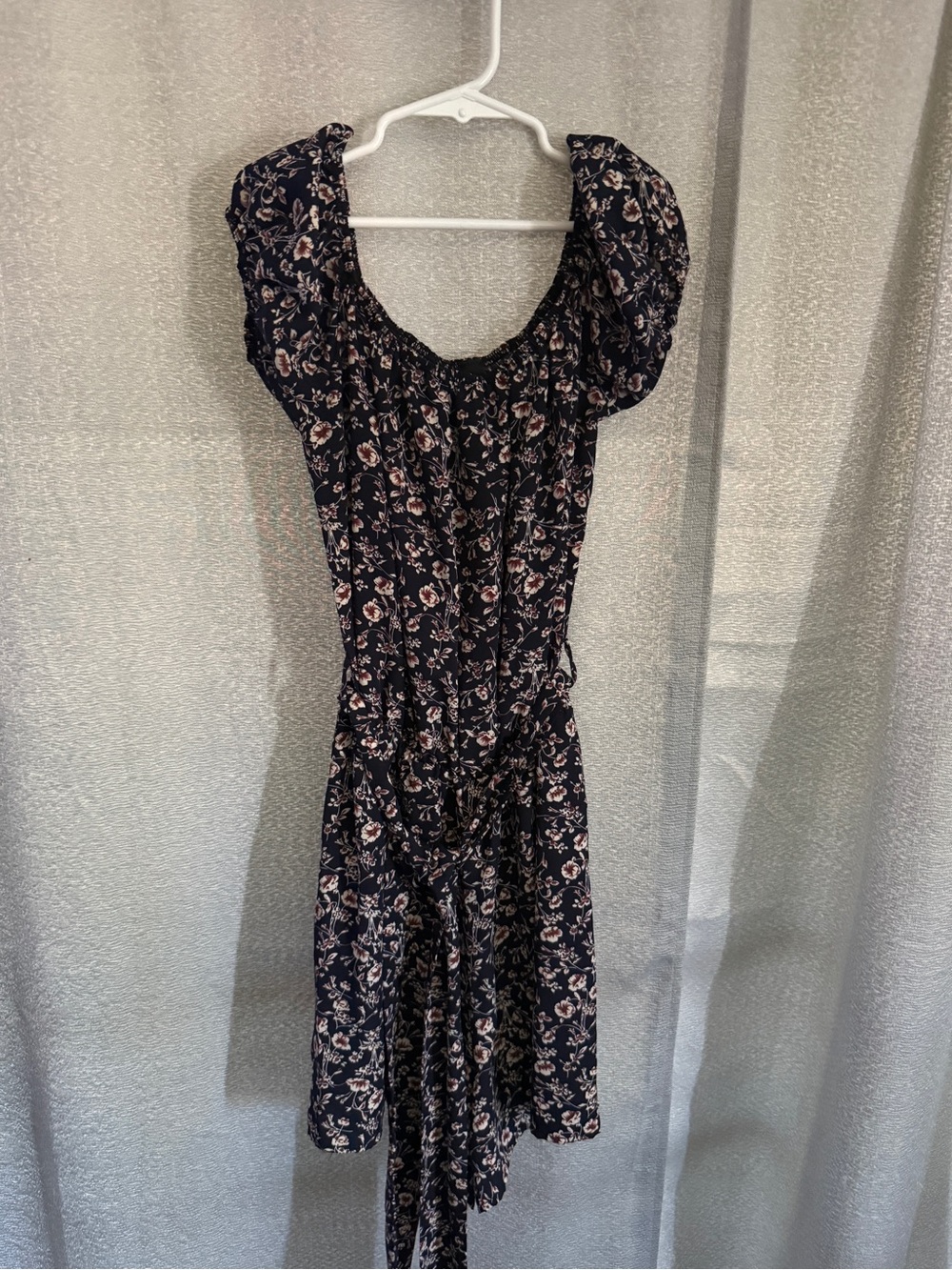 Windsor Black Floral Jumpsuit with Tie Waist